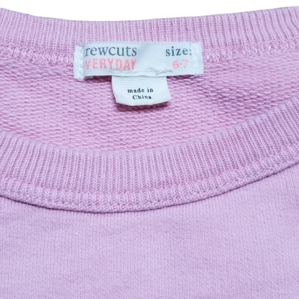 Crewcuts LA Pink LA Sweatshirt 6-7y - Picture 4 of 4
